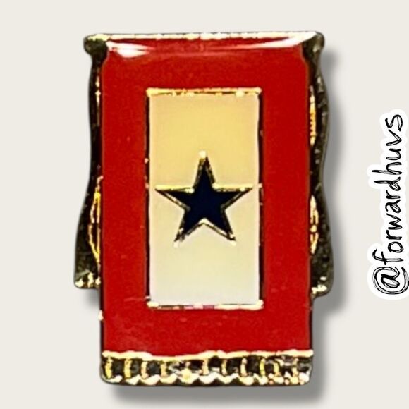 Bundle Sale 3 for $15 | Blue Star Service Flag Pin – Military Family Symbol - Picture 3 of 10